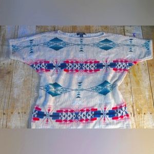 Women's Chaps short sleeved sweater